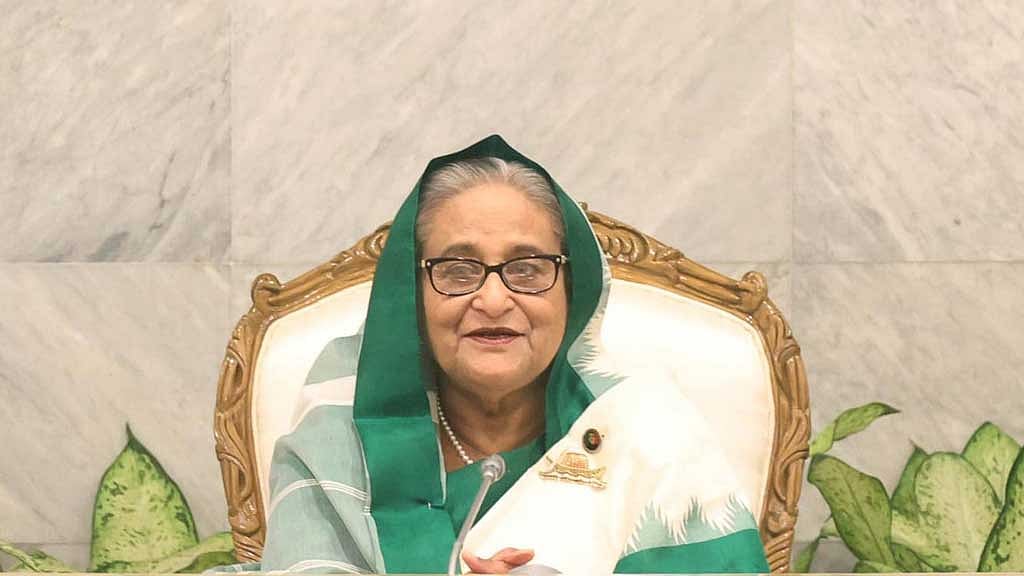 বিদেশ থেকে আমদানি করা মতবাদে বাংলাদেশ চলবে না: শেখ হাসিনা