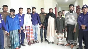 দিনাজপুরের রাইস মিলে ডাকাতির ঘটনায় গ্রেপ্তার ৬
