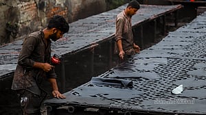 চামড়ায় রঙের প্রলেপ