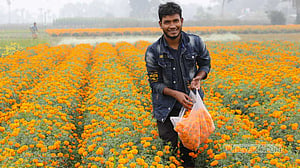 অনলাইনে ফুলের ব্যবসায় স্বাবলম্বী আল-আমিন