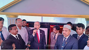 মাদারীপুরে আদালত প্রাঙ্গণে হচ্ছে বিচারপ্রার্থীদের জন্য বিশ্রামাগার