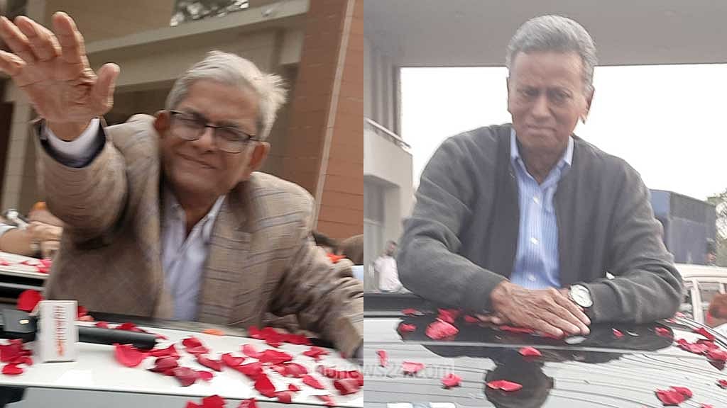 সাড়ে তিন মাস পর কারামুক্ত ফখরুল ও খসরু