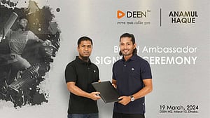 'দ্বীন' ডেনিমের ব্র্যান্ড অ্যাম্বাসেডর হলেন এনামুল হক বিজয়