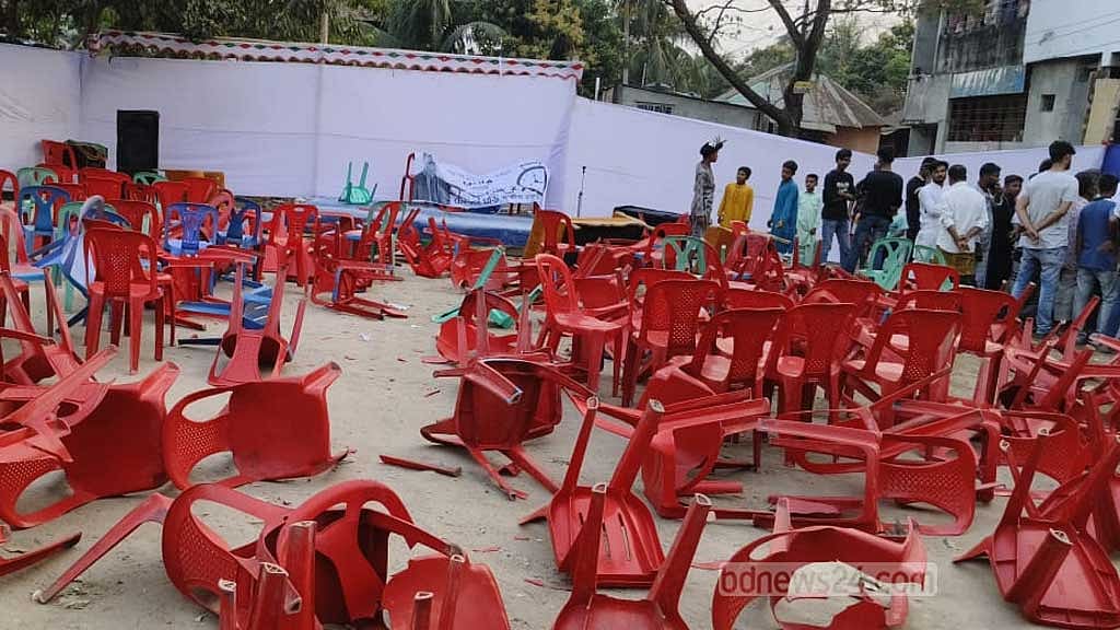 কুমিল্লা সিটি ভোট: সাক্কুর উঠান বৈঠকে হামলা-ভাঙচুর