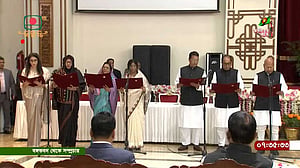 শপথ নিলেন ৭ নতুন প্রতিমন্ত্রী