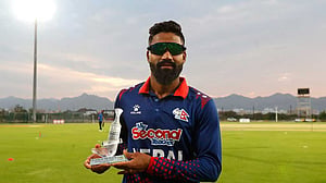 ওভারে ছয় ছক্কায় রেকর্ড বইয়ে নেপালের ব্যাটসম্যান