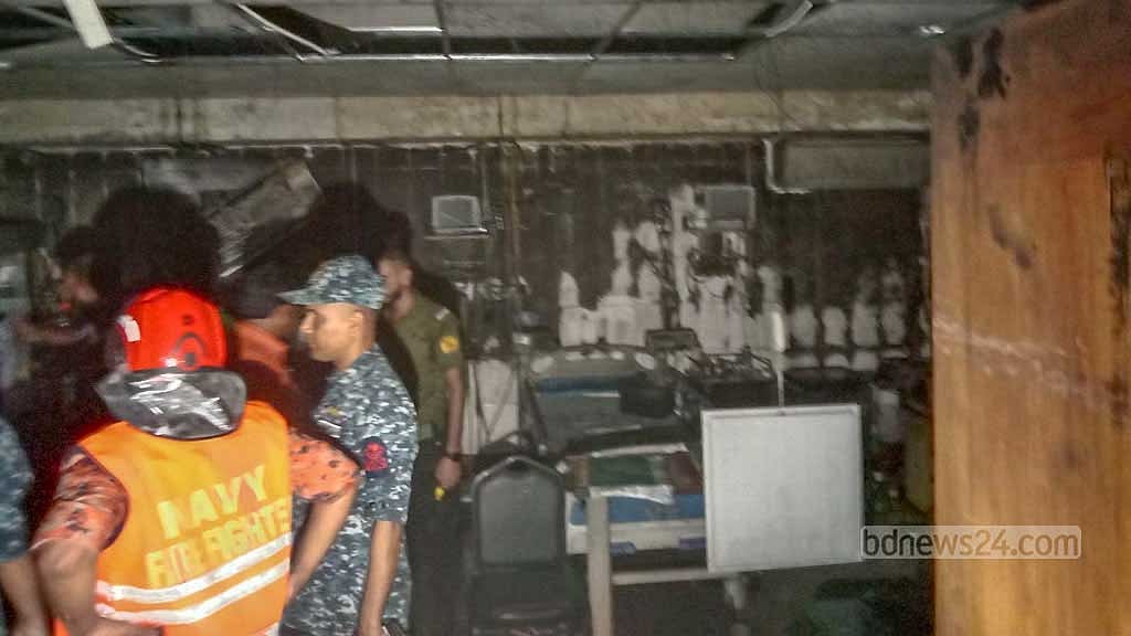 শিশু হাসপাতালের আগুন নিভল এক ঘণ্টায়, রোগী ও স্বজনদের আতঙ্ক
