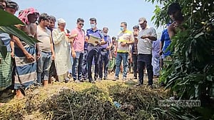 মাদারীপুরে বোরকা পরিহিত পা বাঁধা অজ্ঞাত যুবকের লাশ