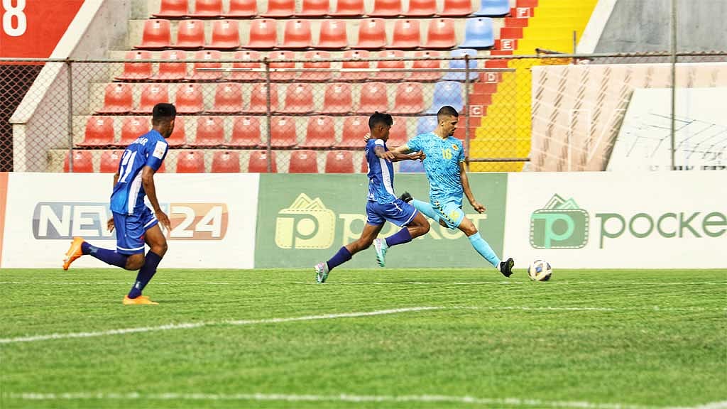 ব্রাজিলিয়ান ব্রুনোর গোলে স্বস্তির জয় আবাহনীর