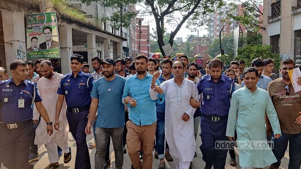 কুমিল্লায় নির্বাচনি সহিংসতার মামলায় যুবদল-ছাত্রদলের ৩ নেতা কারাগারে