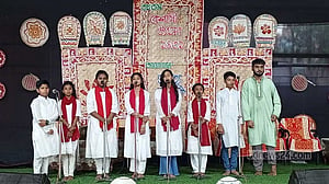 নাচ-গান-আবৃত্তিতে ব্রাহ্মণবাড়িয়ায় জমে উঠেছে বৈশাখী উৎসব
