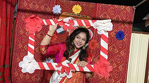 বৈশাখী সাজে ফেইসবুকে শাবনূর