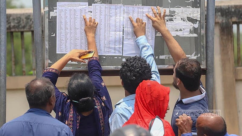 বন্দীদের মধ্যে যারা জামিন বের হবেন, তাদের নামের তালিকা টাঙিয়ে দেওয়া হয়েছে ঢাকা কেন্দ্রীয় কারাগারের বাইরে