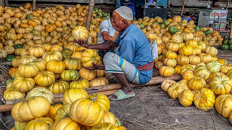 যাত্রাবাড়ী আড়তে বাঙ্গি বিক্রি হচ্ছে ২০ থেকে ৮০ টাকায়