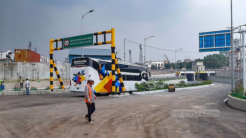 নির্মাণকাজ শেষ; আগামী সপ্তাহে যানবাহন চলাচলের জন্য খুলে দেওয়া হচ্ছে ঢাকার টিটিপাড়ায় নির্মিত ছয় লেনের আন্ডারপাস