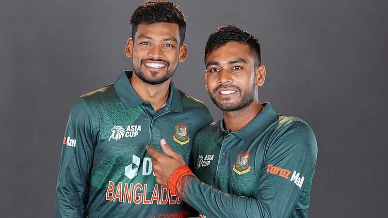 নাজমুল হোসেন শান্ত ও ,মেহেদী হাসান মিরাজ