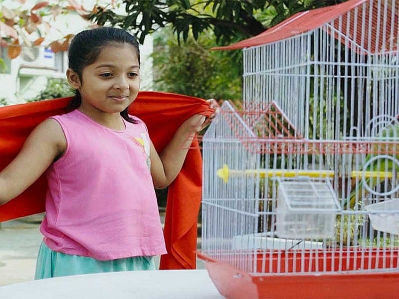 ‘ঝুটুম পাখির কথা’ নাটকের দৃশ্য, ছবি: দুরন্ত টিভির সৌজন্যে।       