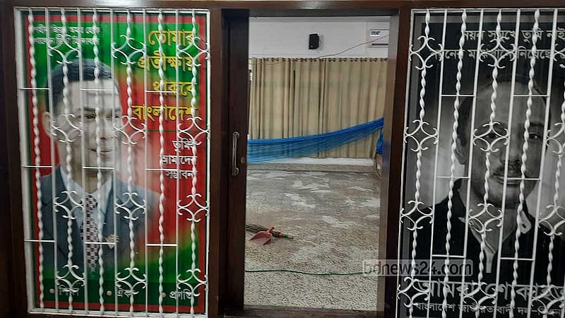 গুলশানে চেয়ারপারসনের কার্যালয়ে তারেক রহমানের জন্য বানানো ব্রিফিং রুম।