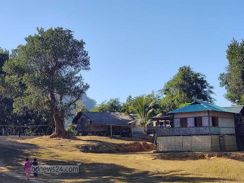 বান্দরবানে রুমা উপজেলার সদর ইউনয়িনের লুংথাউসি পাড়া।