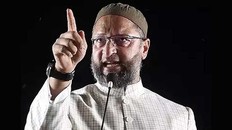 অল ইন্ডিয়া মজলিস-ই-ইত্তেহাদুল মুসলিমিন (এআইএমআইএম) এর নেতা আসাউদ্দিন ওয়েইসি। ছবি: টাইমস অব ইন্ডিয়া