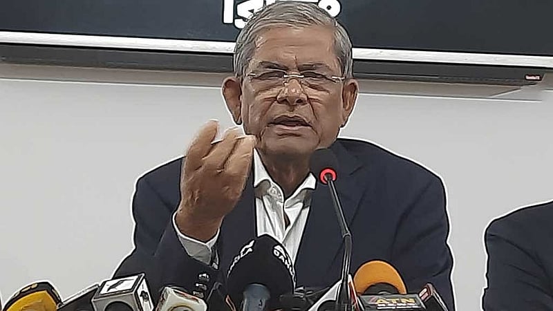 ভারতীয় হাইকমিশনারের সঙ্গে বৈঠক শেষে সাংবাদিকদের মুখোমুখি বিএনপি মহাসচিব।