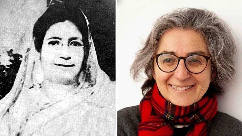 রোকেয়া সাখাওয়াত হোসেন ও ইসাবেল হারগুয়েরা।