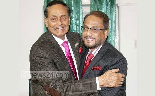 বড় ভাই এইচএম এরশাদের সঙ্গে জি এম কাদের