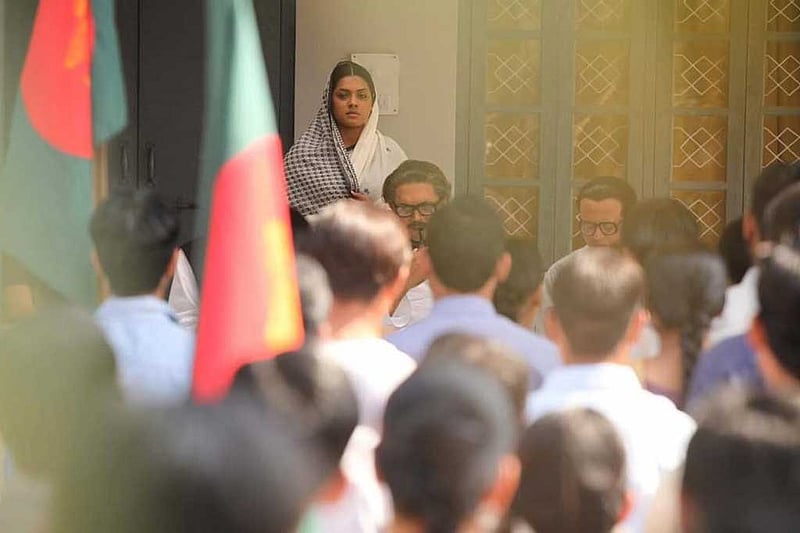 ‘মুজিব: একটি জাতির রূপকার’ সিনেমায় অভিনেত্রী তিশা। ফাইল ছবি 