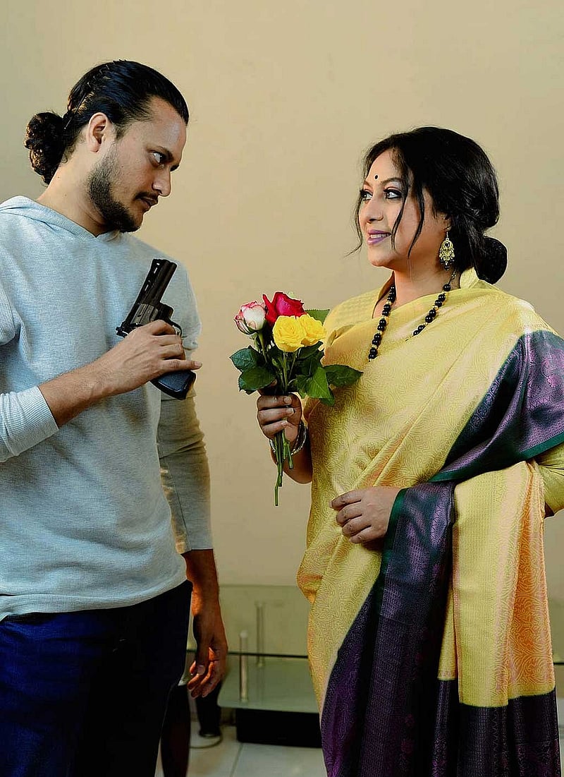 'রঙ্গনা' সিনেমার নির্মাতা আরফাত ও শাবনূর  