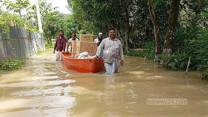 চট্টগ্রামের মীরসরাইয়ের চারটি ইউনিয়নে রোববারও পানি বৃদ্ধির তথ্য রয়েছে। 