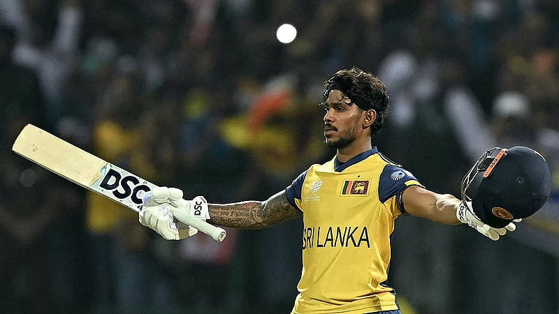 শ্রীলঙ্কার হয়ে টি-টোয়েন্টিতে দ্বিতীয় সেঞ্চুরির স্বাদ পেলেন নিসাঙ্কা। ছবি: শ্রীলঙ্কা ক্রিকেট ফেইসবুক
