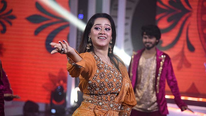 'আনন্দমেলায়' অনুষ্ঠানের দৃশ্য।ছবি: বিটিভির সৌজন্যে।  