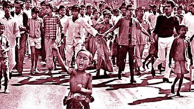 ঊনসত্তরের গণঅভ্যুত্থানের সময় রশীদ তালুকদারের তোলা সেই ছবি।