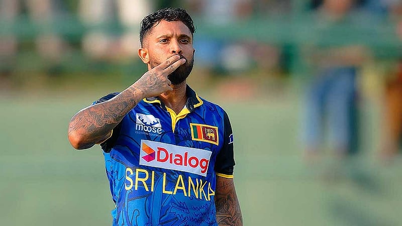 ষষ্ঠ ওয়ানডে সেঞ্চুরি উপহার দেন কুসাল মেন্ডিস। ছবি:শ্রীলঙ্কা ক্রিকেট।
