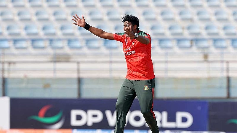 এখন পর্যন্ত ২৫টি টি-টোয়েন্টি ম্যাচ খেলেছেন সাকলাইন। ছবি: এশিয়ান ক্রিকেট কাউন্সিল
