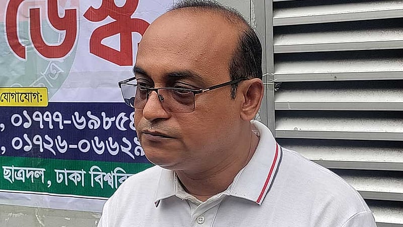 মাইলস্টোন স্কুলের সপ্তম শ্রেণির শিক্ষার্থী মাহতাব আহমেদের মামা মহিবুল হাসান শামীম।