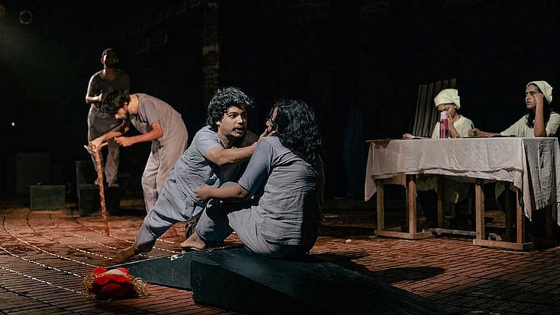 ‘হায়েনার খাঁচায় বদ্ধ জীবন’ মঞ্চস্থ হবে বুধবার।