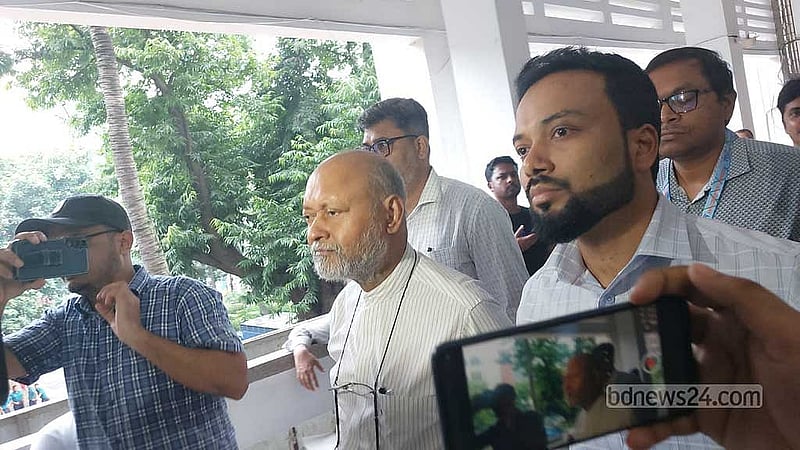 আদালতে নাজমুল আহসান কলিমউল্লাহ। ফাইল ছবি