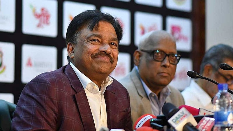 বিসিবি সভাপতি ফারুক আহমেদ।