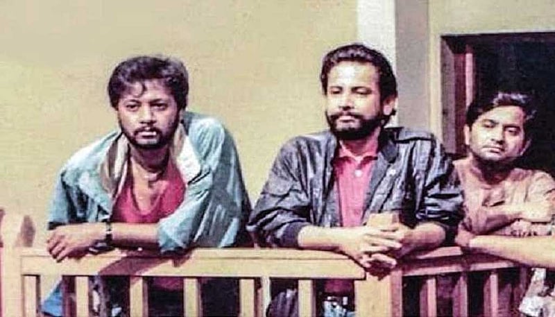 ‘কোথাও কেউ নেই’ ধারাবাহিক নাটকের আলোচিত তিন অভিনেতা। মজনু চরিত্রের লুৎফর রহমান জর্জ, বাকের ভাই চরিত্রের আসাদুজ্জামান নূর ও বদি চরিত্রের আব্দুল কাদের।