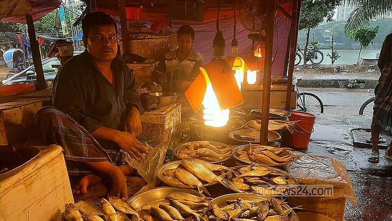বাজারে সব ধরনের মাছের দামও কেজিতে ২০-৩০ টাকার বেশি বেড়েছে বলে জানাচ্ছেন বিক্রেতারা। 