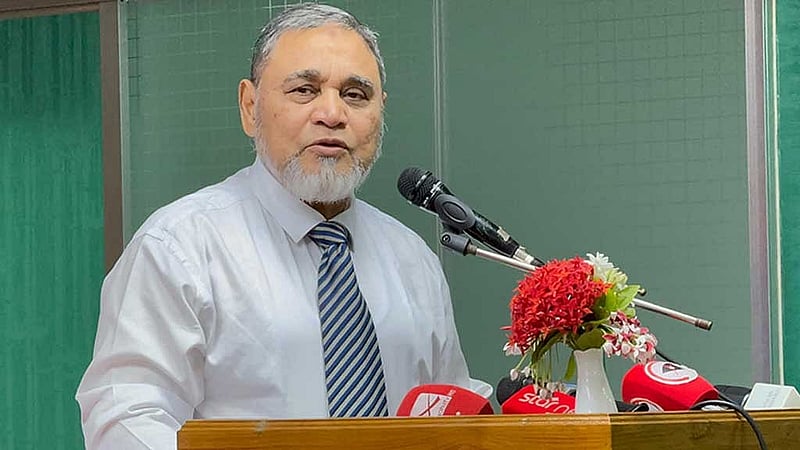 প্রধান নির্বাচন কমিশনার এএমএম নাসির উদ্দিন।