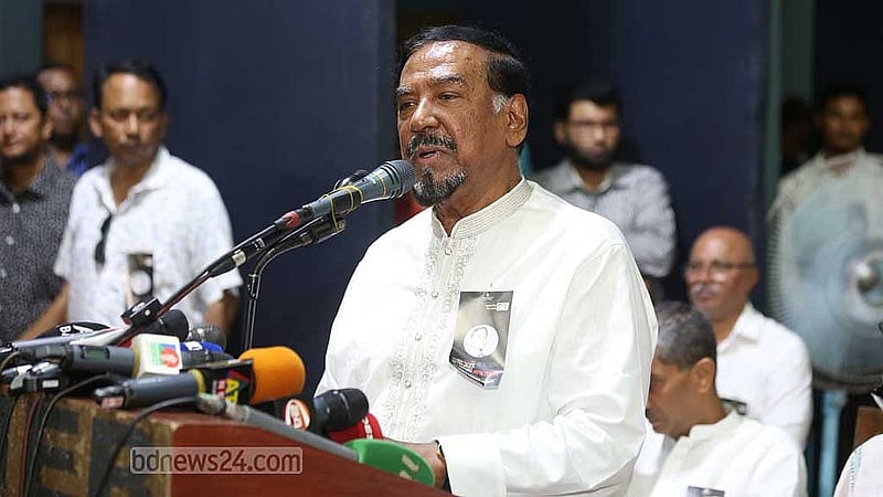 বিএনপির ভাইস চেয়ারম্যান হাফিজ উদ্দিন আহমেদ।