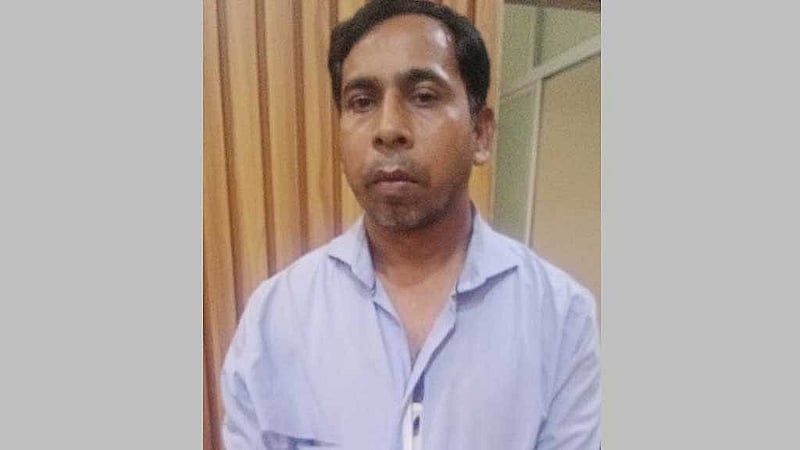 ট্রাফিক পুলিশ সদস্যকে মারধরকারী গাড়িচালক রফিকুল ইসলাম।
