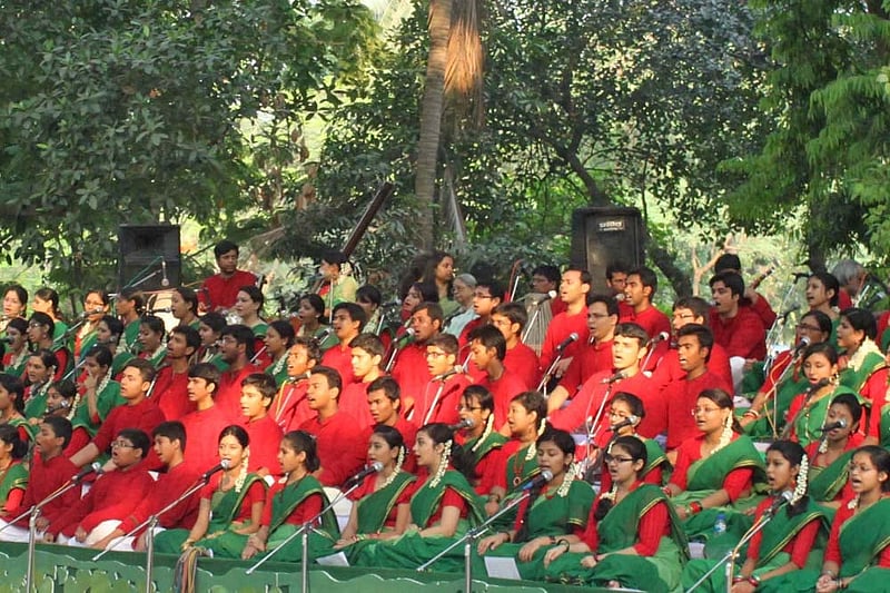 ২০১৩ সালে ছায়ানটের বর্ষবরণের অনুষ্ঠানে সন্‌জীদা খাতুন ফাইল ছবি