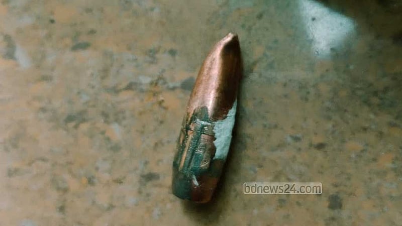 মিয়ানমার থেকে আসা গুলি। 