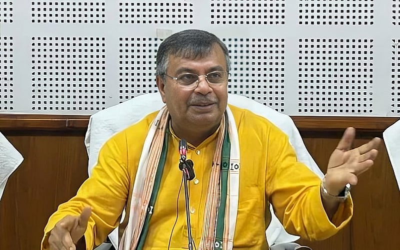 ত্রিপুরার বিদ্যুৎমন্ত্রী রতন লাল নাথ। 