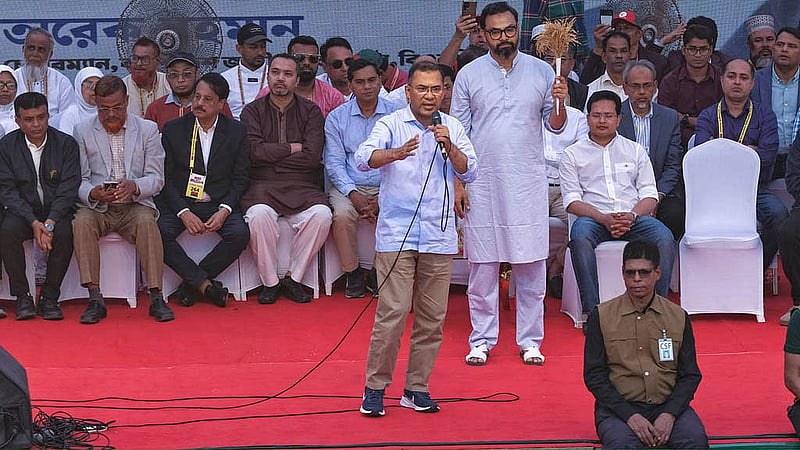 ঢাকা-১৬ আসনের পল্লবী এলাকায় রোববার পথসভায় বিএনপি চেয়ারম্যান তারেক রহমান