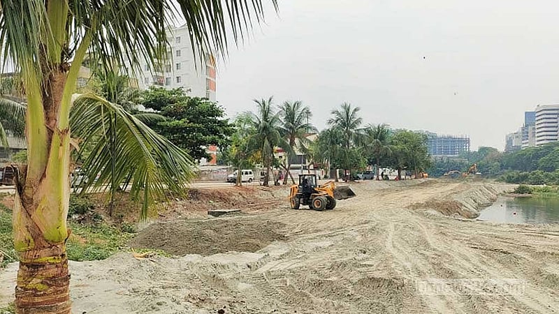 এলিভেটেড এক্সপ্রেসওয়ের বেশ কিছু র‌্যাম্প হাতিরঝিলে পড়েছে। এ কারণে এই জলাশয়ের নিষ্কাশন সক্ষমতা অনেক কমে গেছে বলেও জানানো হয় ঢাকা দক্ষিণের সংবাদ সম্মেলনে।