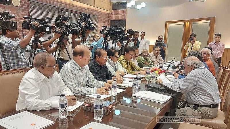 জাতীয় ঐকমত্য কমিশনের সঙ্গে জেএসডির বৈঠক।